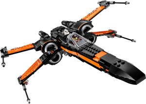 X-vinge i svart och orange...