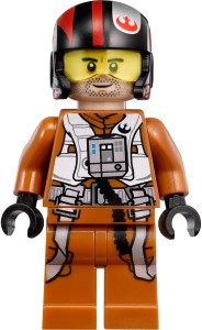 Poe Dameron, en i den nya hjältetrion...