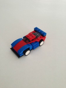Mini speedern i egen hög person