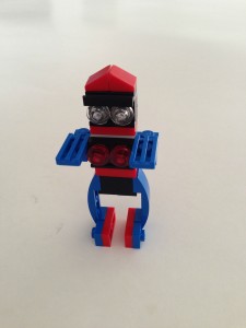 ...och en lite större robot!